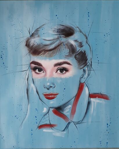 Audrey - A Paint Artwork by SIMONA ZECCA