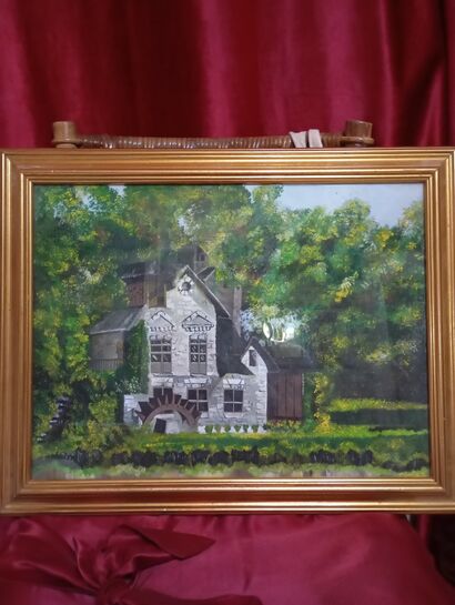 Le moulin de la reine - A Paint Artwork by Cinzia Trombetta