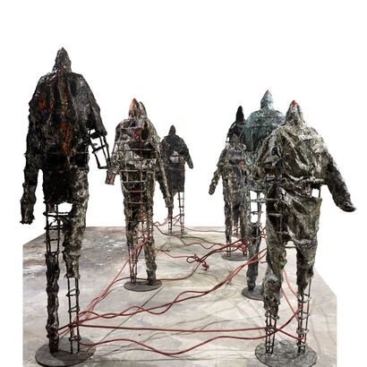 The Humans  - a Sculpture & Installation Artowrk by Henry Le
