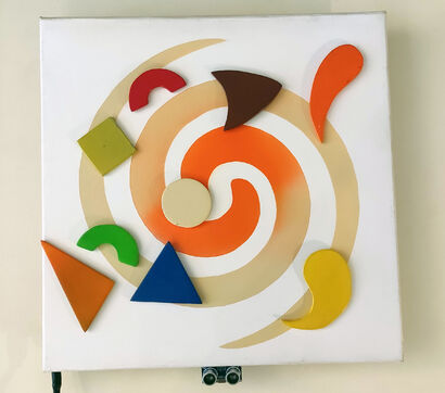 Dancing Geometries - a Digital Art Artowrk by Claudio  Gasparini 