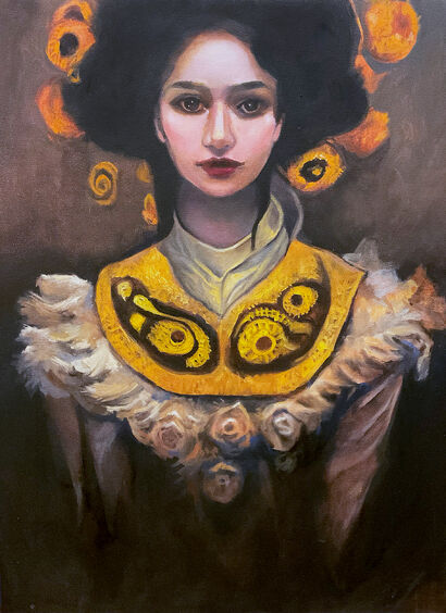 Isadora  - a Paint Artowrk by Amir Bahadori