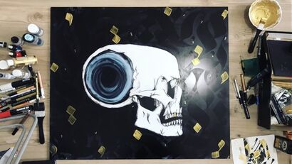 Lost in skull - A Paint Artwork by Bofa