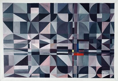 Geometric abstraction 2 - a Paint Artowrk by Dolgor.Art 