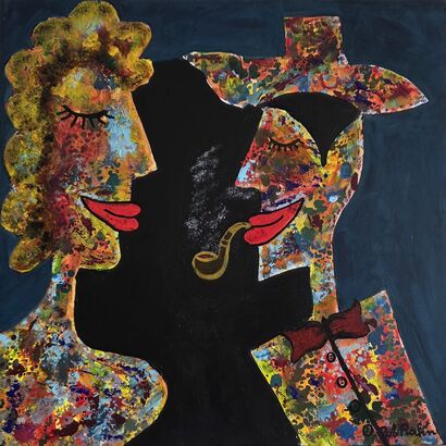 Dialogo di colori - a Paint Artowrk by Patricia  Mancini Rahn