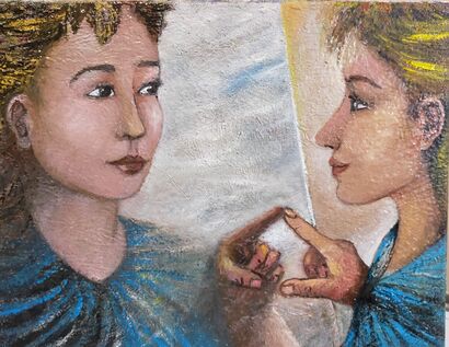 Tra fuga e dovere. Il dilemma del desiderio di responsabilità. - a Paint Artowrk by Lidia Spadetto 