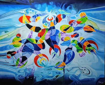 LE CUSPIDI - a Paint Artwork by SPATOLA 