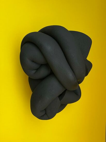 Black Foam  - A Sculpture & Installation Artwork by Manuele Mirabella