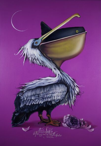 El Pelicano and the 28th Nakshatra - a Paint Artowrk by Pablo Spasibo