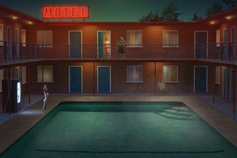 Motel - a Photographic Art by Fang Tong