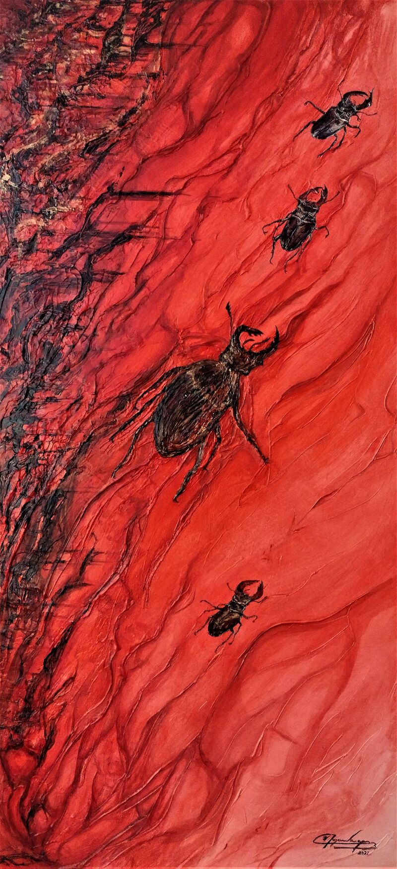 RED # 1 - a Paint by Carolina Moyano Vargas