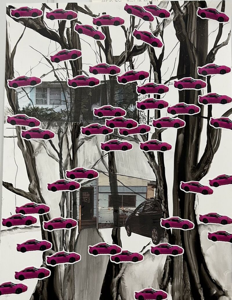 Drive on BYE - a Paintings by margery thomas mueller
