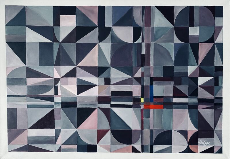 Geometric abstraction 2 - a Paint by Dolgor.Art 