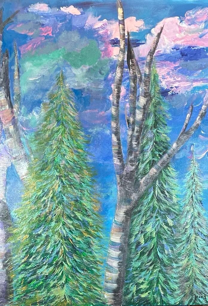 Arbores - a Paintings by MONA LEBLOND