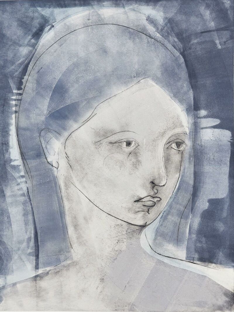 Madder Root Molare - a Paintings by Donna Volta Newmen