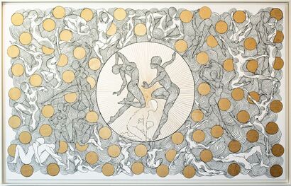 The Dance of Euphoria - a Paint Artowrk by Mobina Nouri