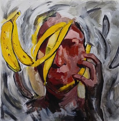 Salvator Mundi 3 - a Paintings Artwork by Konstantin Tselikas