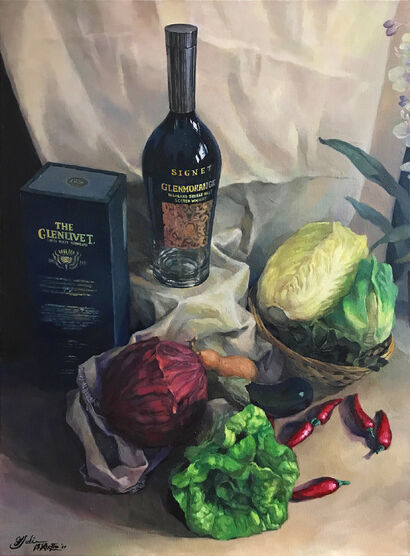 Colours of Still Life - a Paint Artowrk by Juliana Chan