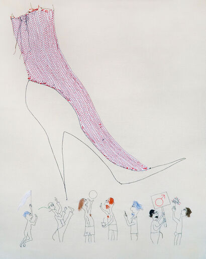 Pisados (Trampled) - a Paint Artowrk by Alejandro Lightowler Stahlberg