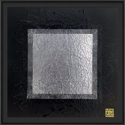 Silver square - A Paint Artwork by ALEX.MUDR