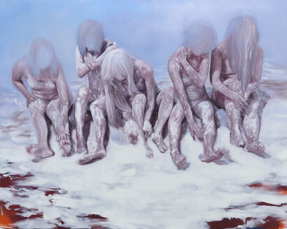 Sea foam#Ritual - a Paint Artowrk by Ayuna