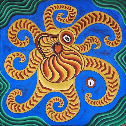 Ngarrpiya Dreaming - a Paint Artowrk by VAVA