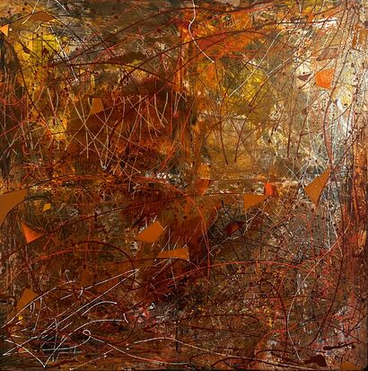 Jungle en automne - a Paint Artowrk by Virginie Munch