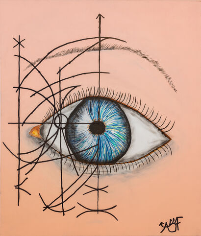 Perception Unveiled - a Paint Artwork by assaf  Eliyahu