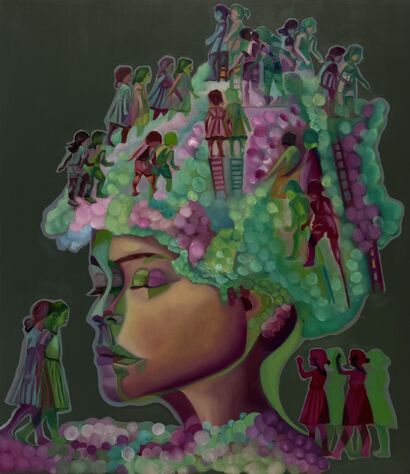 Il giardino delle voci interiori - a Paint Artowrk by giusy fancellu