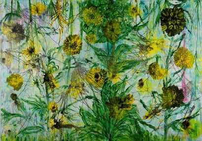 FIORI IN GIALLO - a Paint Artowrk by GAF