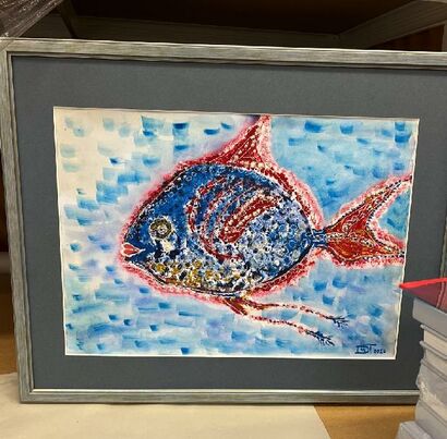 Happy fish - a Art Design Artowrk by Dusana Tzimas