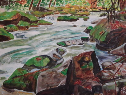 Fluss - A Paint Artwork by Oscar Campello