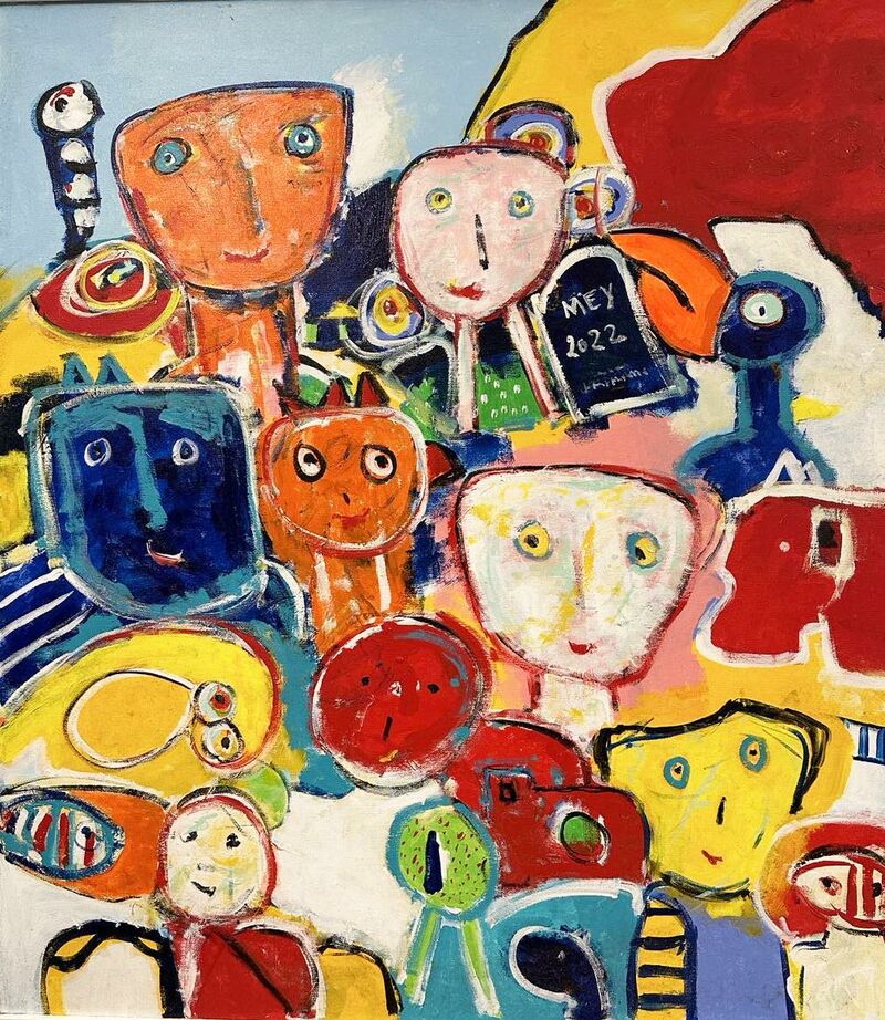upbeat funeral - a Paintings by MEY