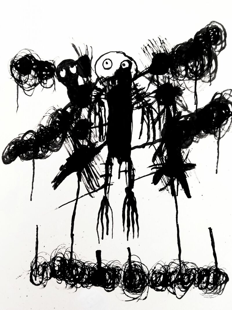 VORTEX OF DARKNESS  - a Paint by THOMAS  RIESNER 