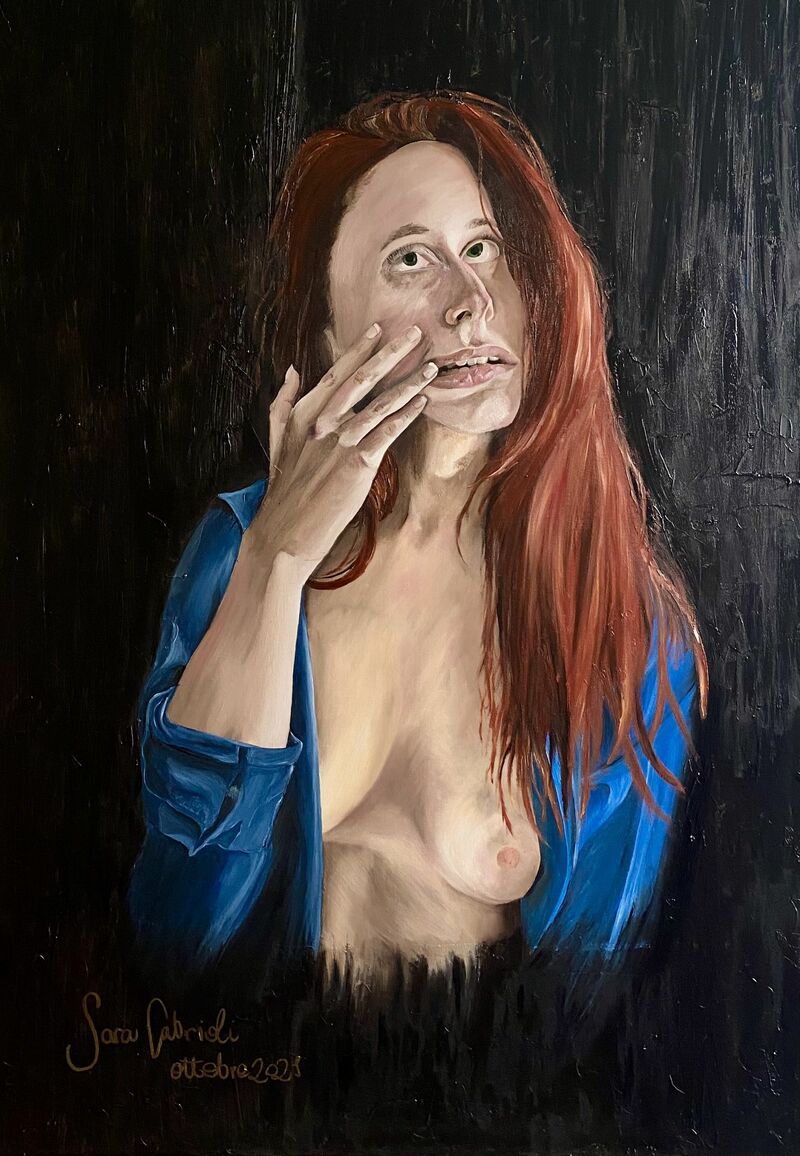 Disintegrazione nel buio - a Paint by Sara Cabrioli