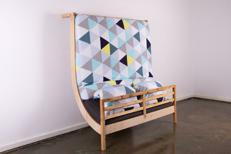 the bed - a Sculpture & Installation by Michal Rejner