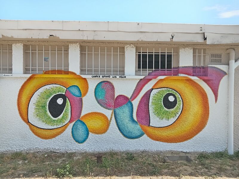 Open your eyes - a Urban Art by Schneider Shanone