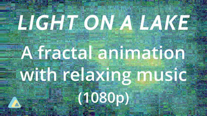 Light on a Lake - a fractal animation - a Video Art Artowrk by Graeme Boore