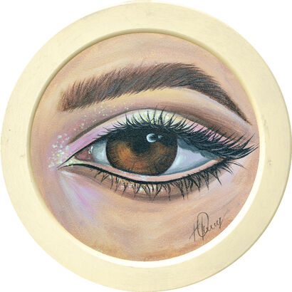 Око (Eye overture #3) - A Paint Artwork by Julia Filimonova