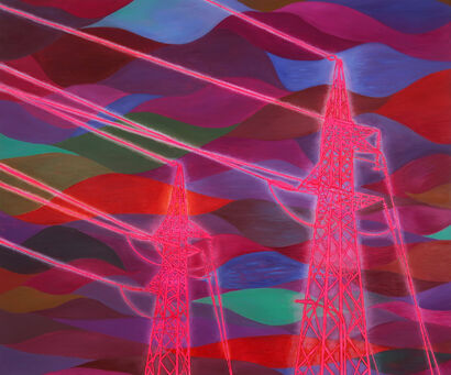 Damigelle di Corvetto, Via Oberdan (the bridesmaid of Corvetto) - a Paint Artowrk by Baukje Spaltro