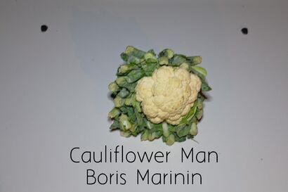 Cauliflower Man - a Video Art Artowrk by Boris Marinin