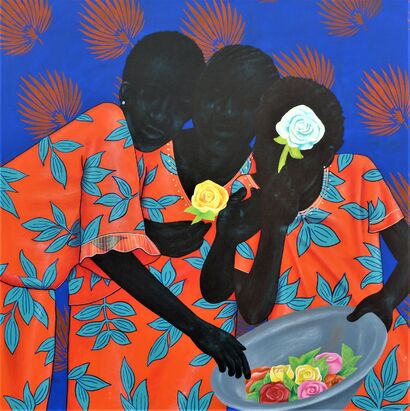 Take ya own flower - A Paint Artwork by Aziseh Emmanuel Chefor