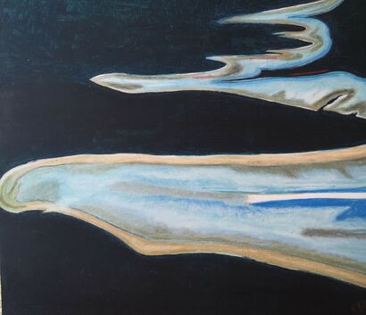 KEEP THE OCEAN FREE - a Paint Artowrk by Rossana Floris