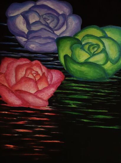 Flores inciertas  - A Paint Artwork by Vic