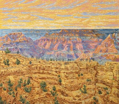 Grand Canyon, USA.  - a Paint Artowrk by Jeffrey Kum