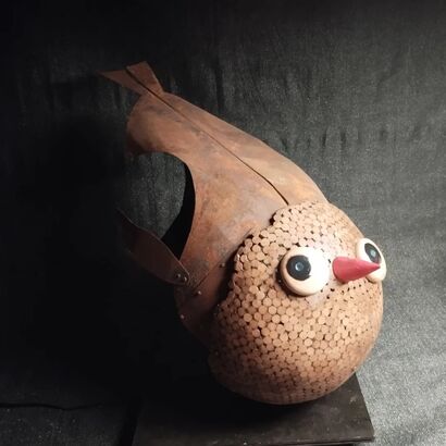 Steel Bird - a Sculpture & Installation Artowrk by Jacoun Bisou