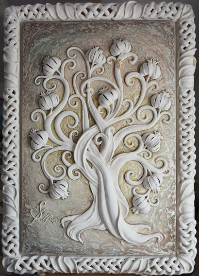 Divine Tree - a Sculpture & Installation Artowrk by Svitlana Messali