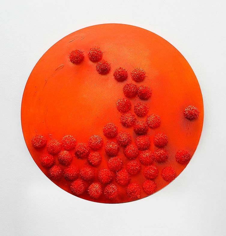 Tennis Blooming | Orange   - a Sculpture & Installation by Sveta Amova