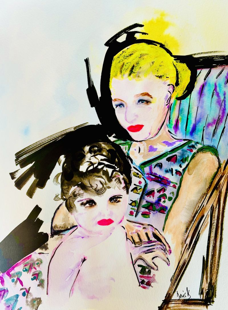 Le lien - a Paintings by Doris D