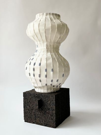 alp Chinese Rice Paper vessel 560 - a Art Design Artowrk by Annick L Petersen