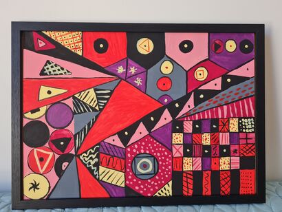 Grief and Loss - a Paint Artowrk by Olga Kravets 
